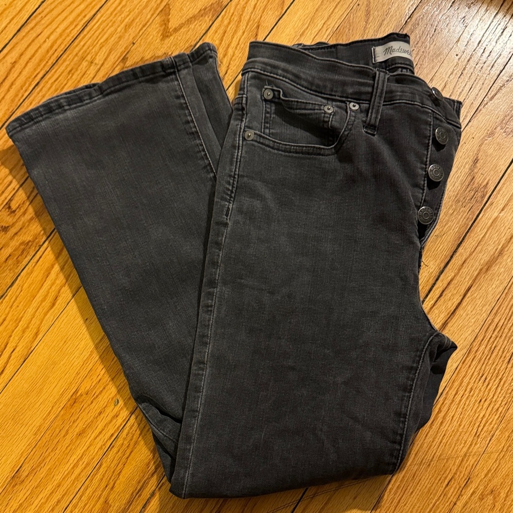 Madewell Cali Demi Boot Black Jeans